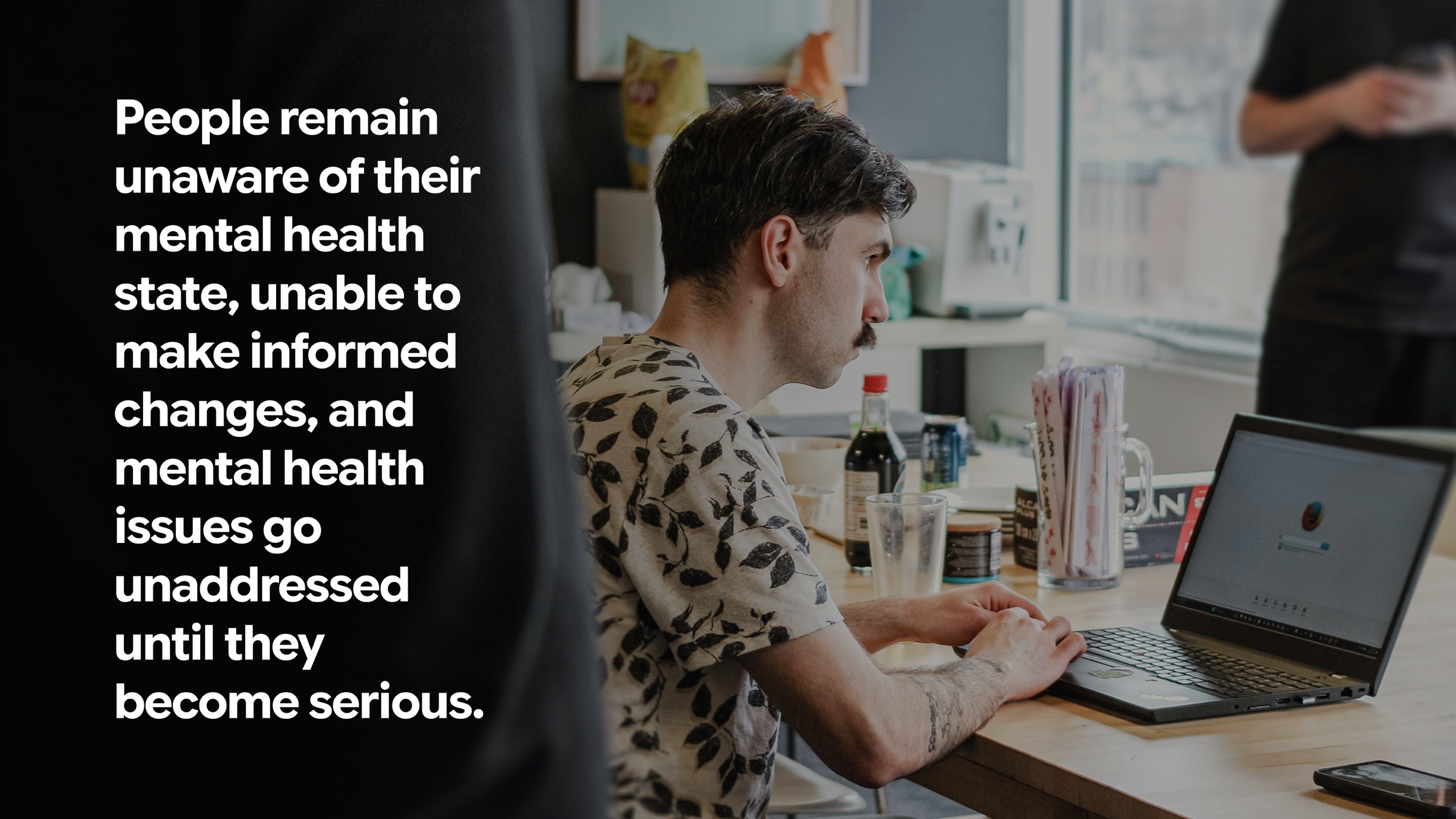 Research — people unaware of their mental health state